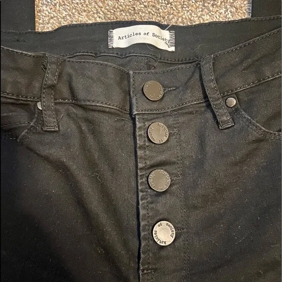 Articles Of Society Black Skinny Jeans - Picture 2 of 10